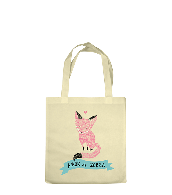 Tote bag Amor de Zorra de Lyona